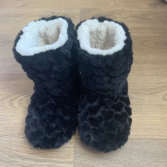 EB | Hohe Hausschuhe | Warm und Weich Winter Komfort