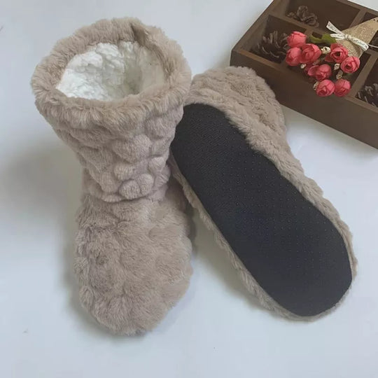 EB | Hohe Hausschuhe | Warm und Weich Winter Komfort