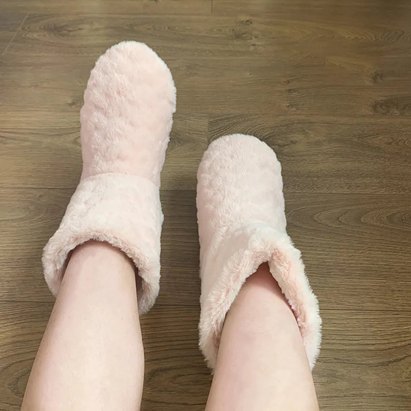 EB | Hohe Hausschuhe | Warm und Weich Winter Komfort