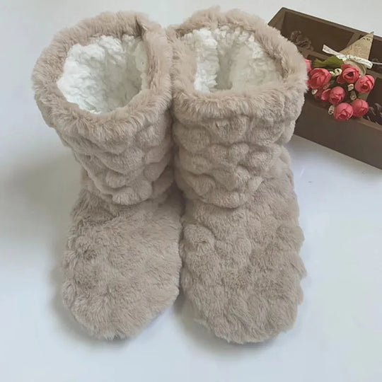 EB | Hohe Hausschuhe | Warm und Weich Winter Komfort