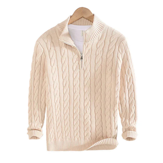 EB | Klassischer Kabelstrickpullover für Männer