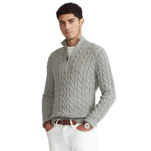 EB | Klassischer Kabelstrickpullover für Männer