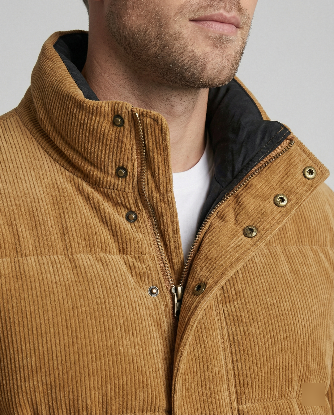 EB | Trendige Winter-Cord-Steppjacke für Männer