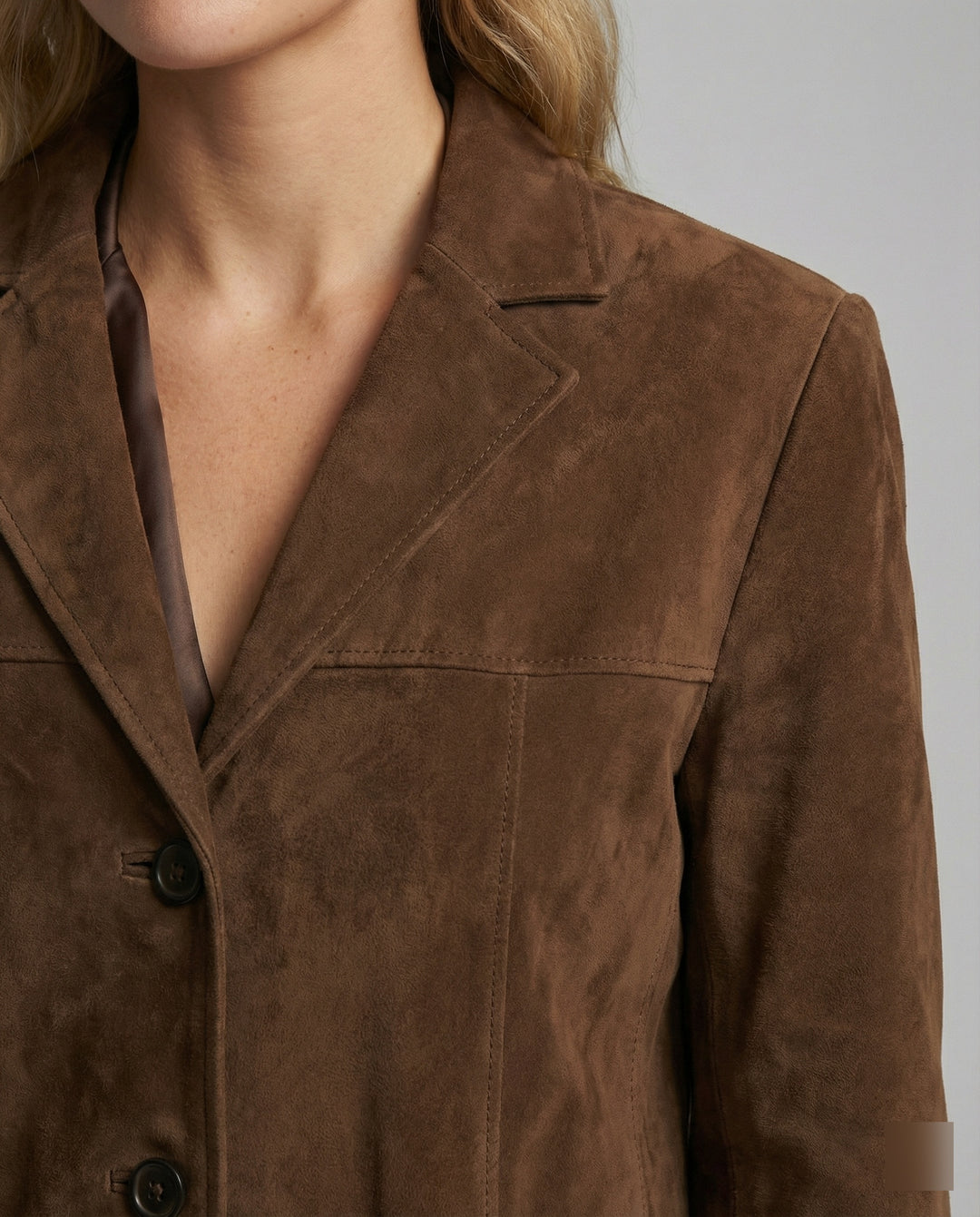 EB | Wildlederjacke Klassische Braune Jacke