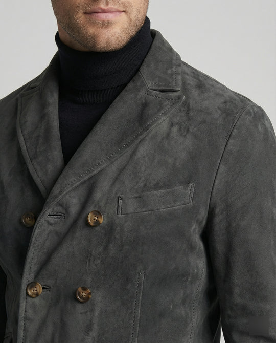 EB - Klassischer Herbst Doppelreihiger Blazer für Männer