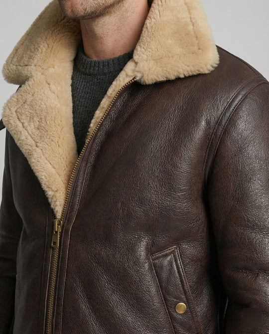 EB | Schaffell Fliegerjacke
