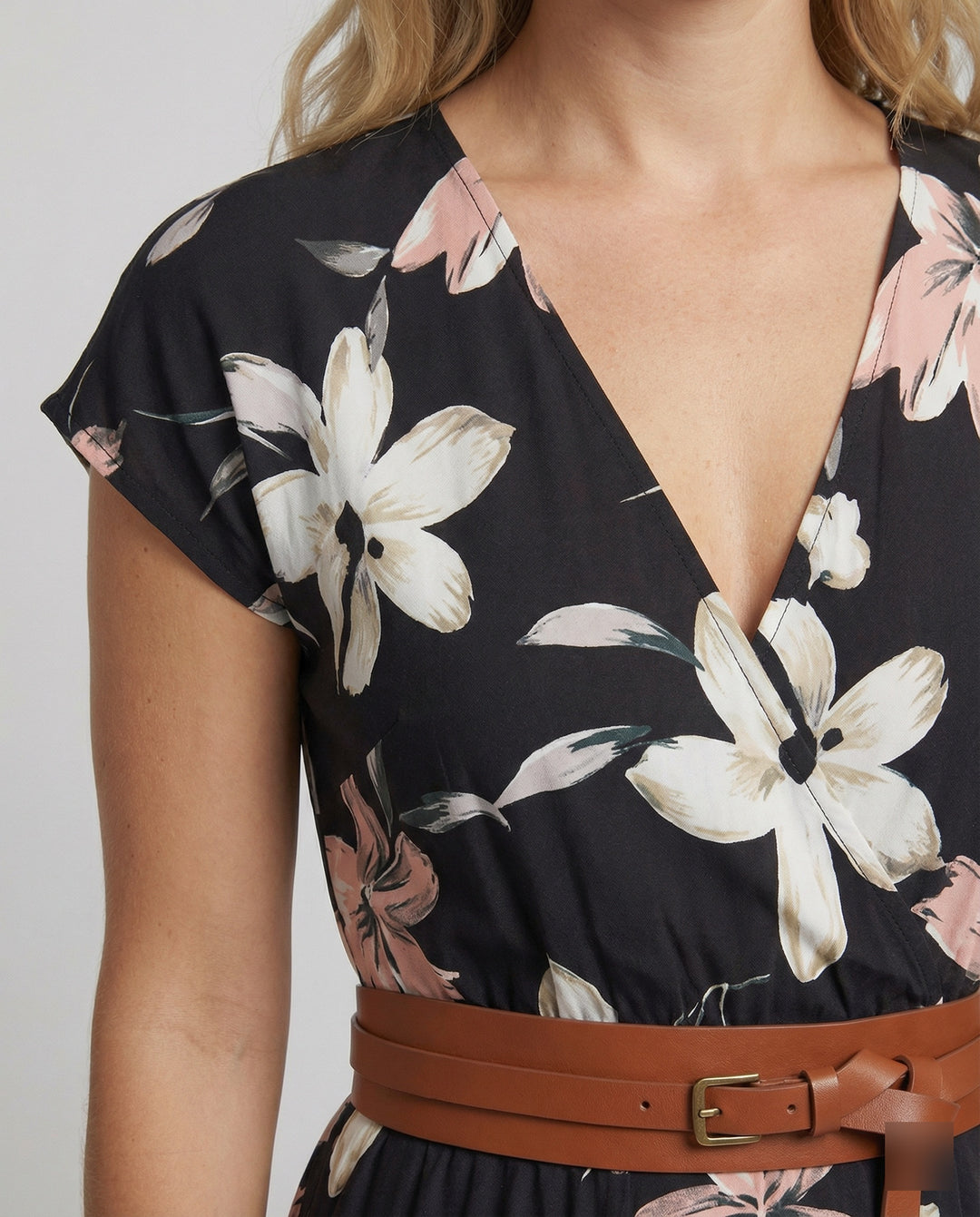 Boho Langes Maxikleid mit Blumenmuster für Sommer & Urlaub | EB