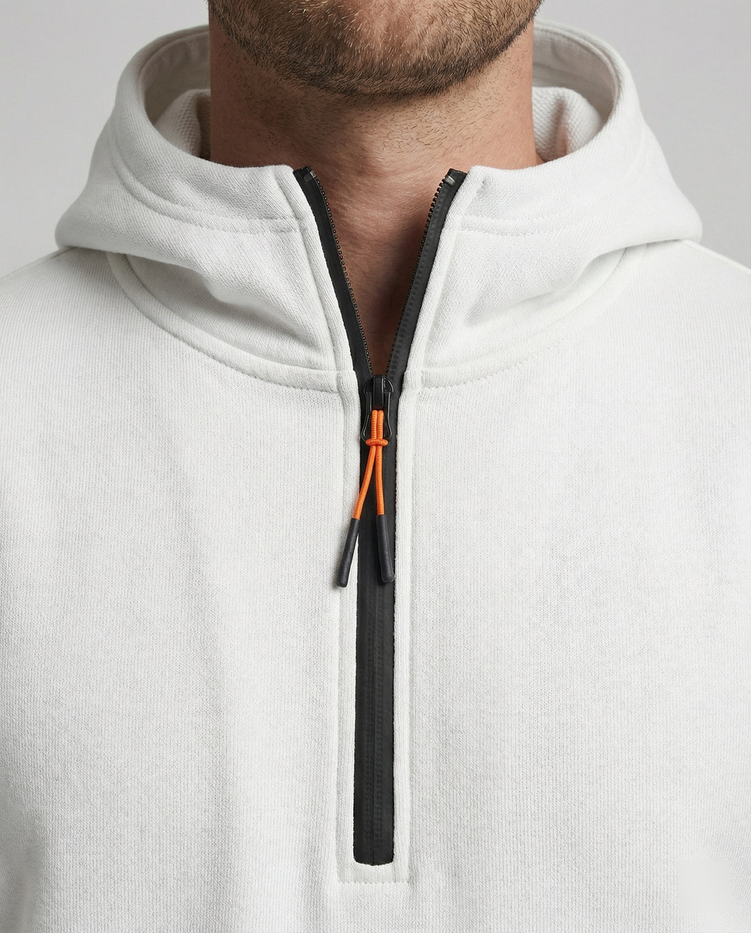 EB | Stylischer Alltags-Herren-Hoodie mit Halb-Zip-Design