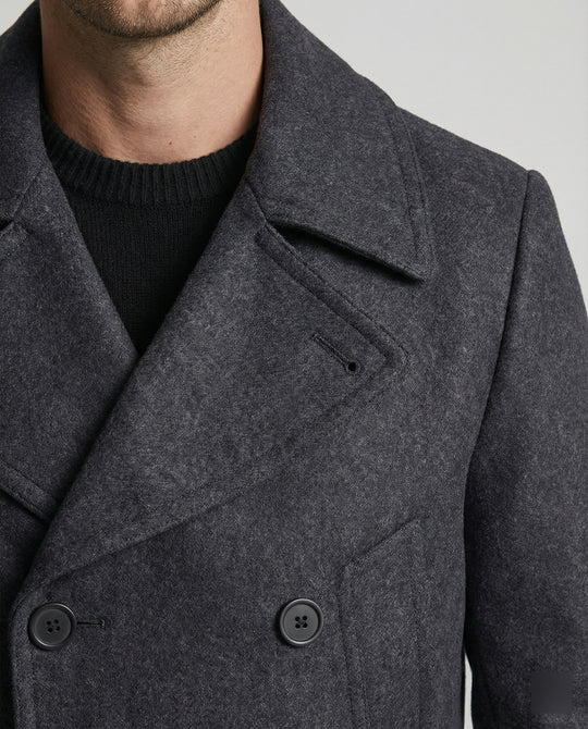 Herren eleganter doppelt-knöpfiger Übermantel aus hochwertigem Material EB
