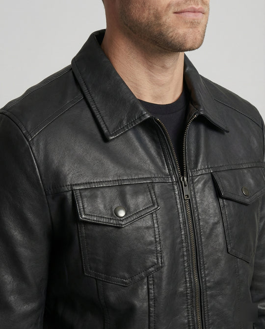 EB | Exklusive Herren-Lederjacke in Premium-Qualität