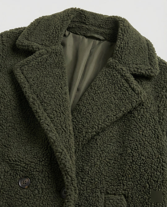 EB | Damen Warmer Fell Wollmantel