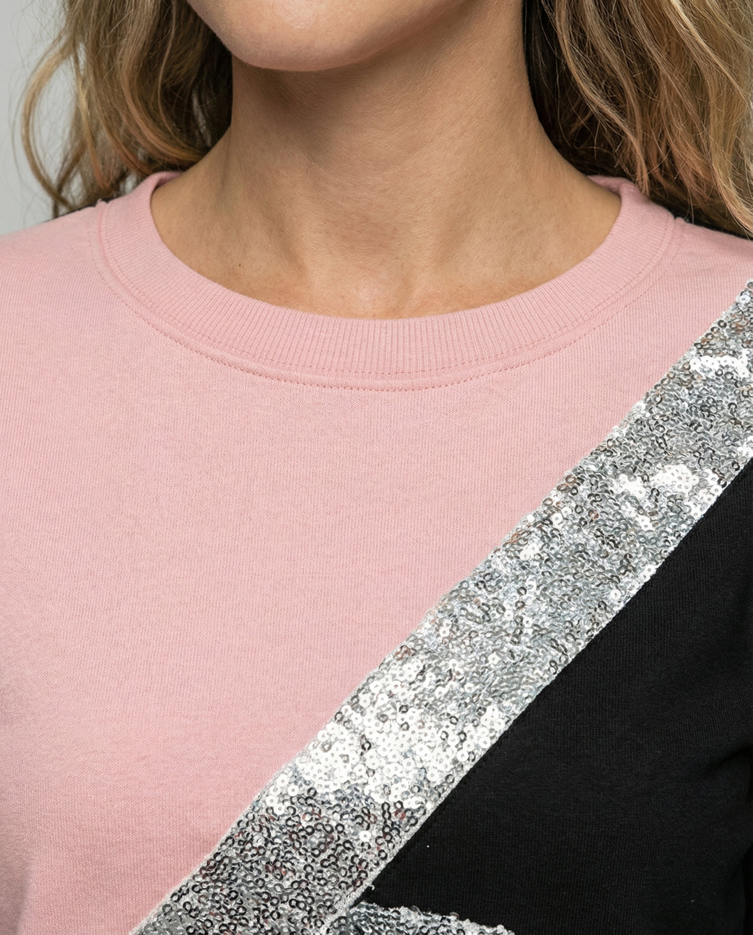 EB | Sweatshirt Diagonal Streifen Detail