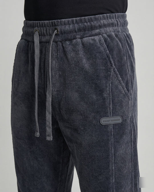 Herren Jogginghose gerippt schmal
