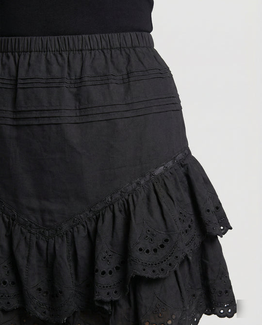 Freizeitkleidung Damen Volant Minirock