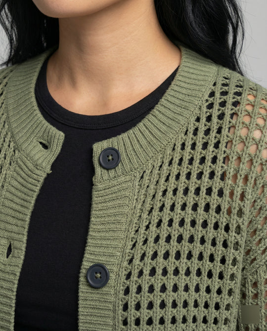 Damen luftiger Strickcardigan EB