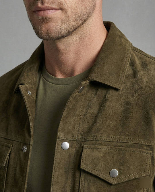 Herren Vegan lederjacke im lässigen Stil mit praktischen Taschen EB