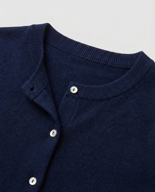 Damen Feinstrick Cardigan mit Knopfleiste und weichem Material EB
