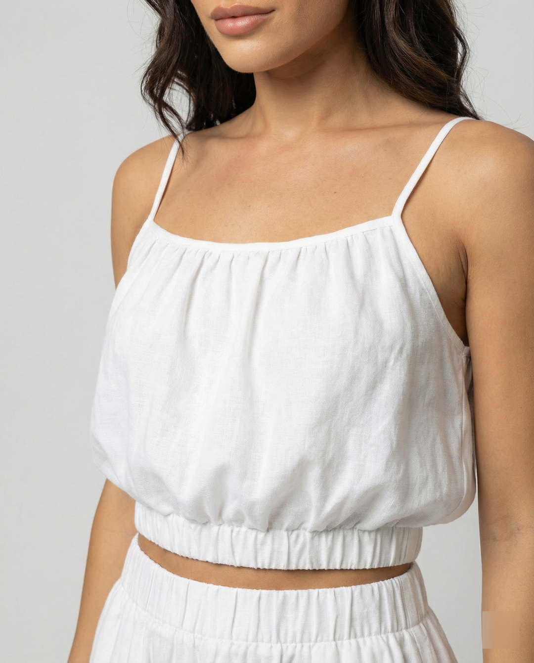 Damen Sommerliches Zweiteiler-Kleid mit fließendem Schnitt und praktischen Taschen EB