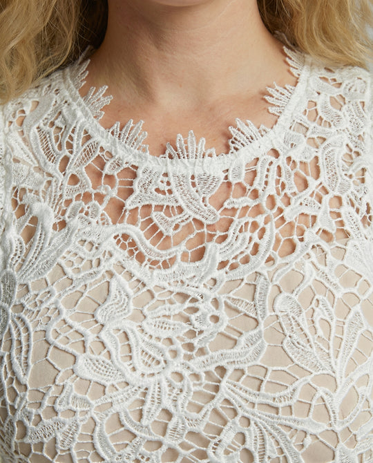 Elegantes Damen Sommerkleid aus Spitze für Sommer | EB