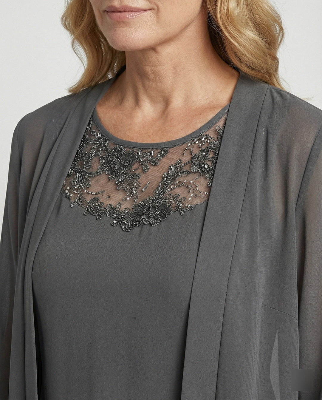 EB - Damen Elegantes Dreiteiliges Set, Stilvoll & Harmonisch Kombiniert
