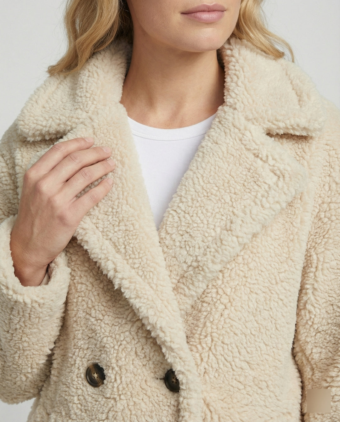 Damen Teddyfell Jacke mit Warm & Kuschelig | EB