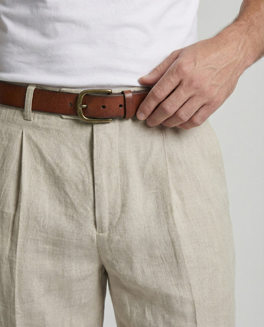 Herren elegante und bequeme Leinenhose EB