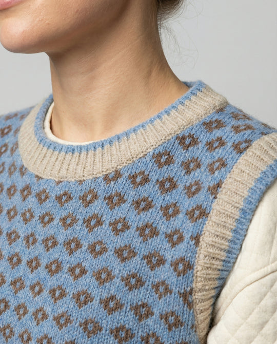 Damen Woll Strickjacke mit übergroßem Druck & Gemütlichem Design | EB