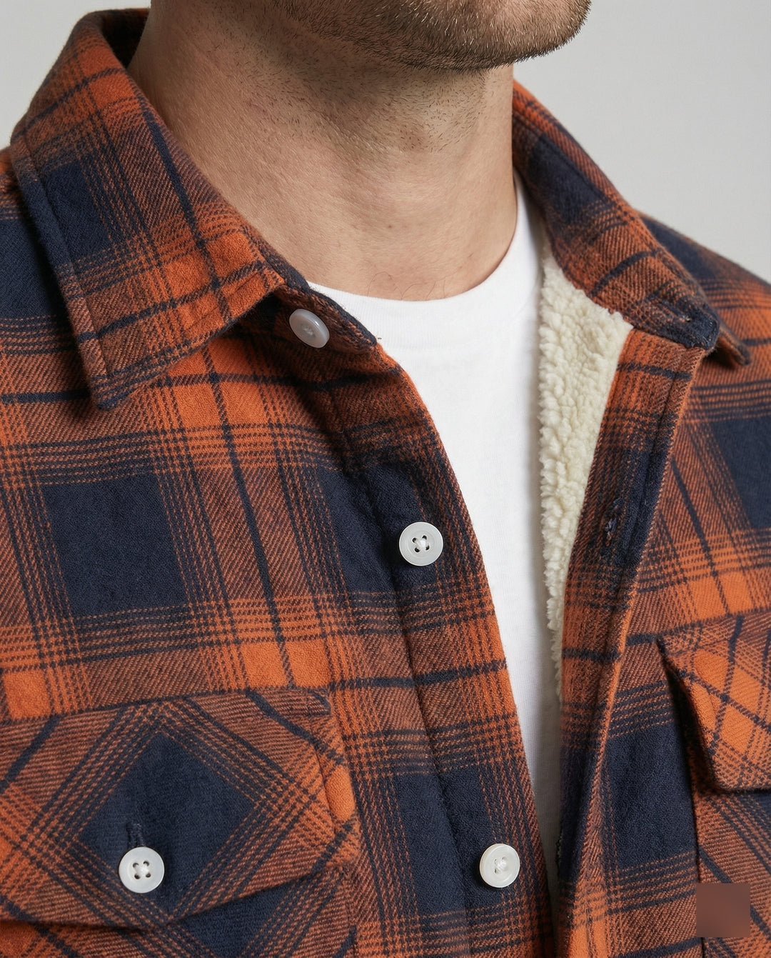 EB | Karierte Jack mit Fleece-Futter