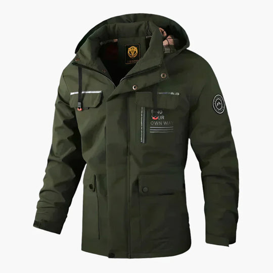 EB | Outdoor Winterjacke - Funktionale Wind- und Regenjacke Im Modernen Stil