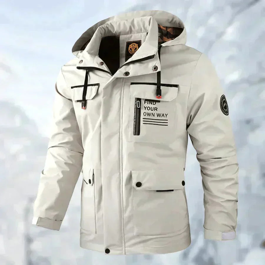 EB | Wasserdichte Jacke in Titanium