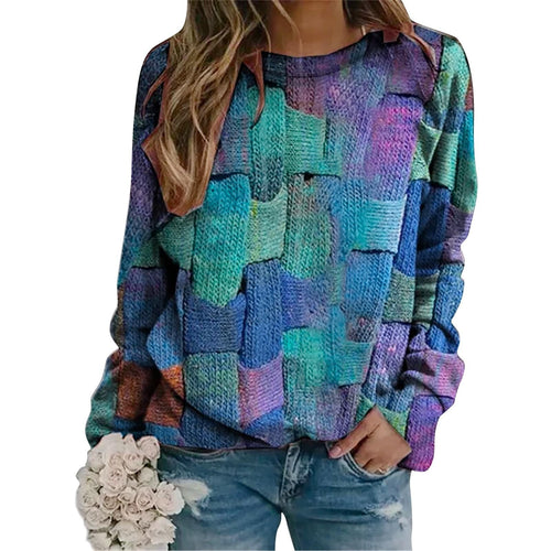 EB | Buntes Sweatshirt mit Einzigartigem Design