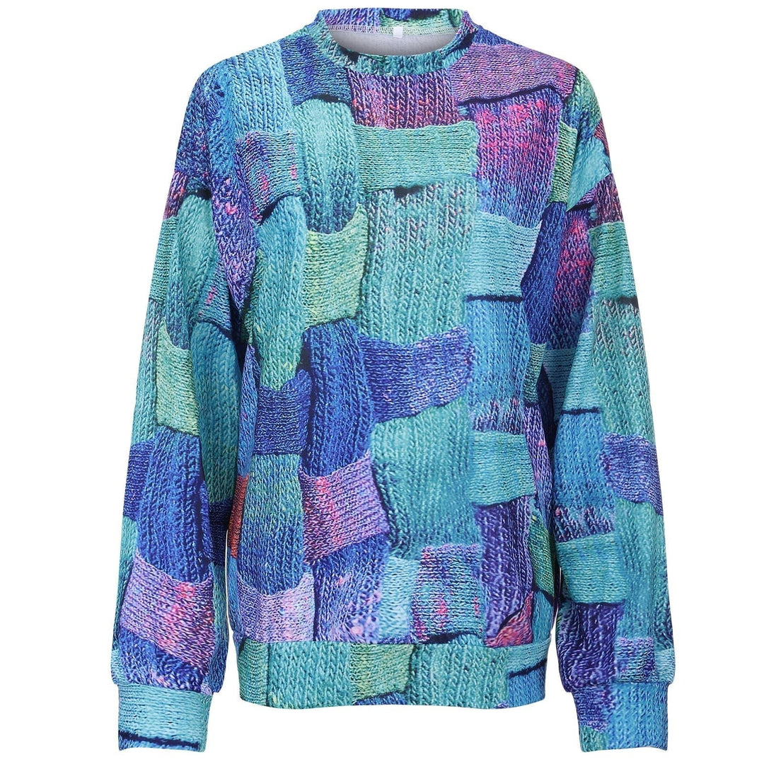 EB | Buntes Sweatshirt mit Einzigartigem Design