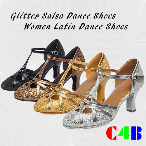 EB | Salsa Tanzschuhe Damen Latein Tanzschuhe 7Cm