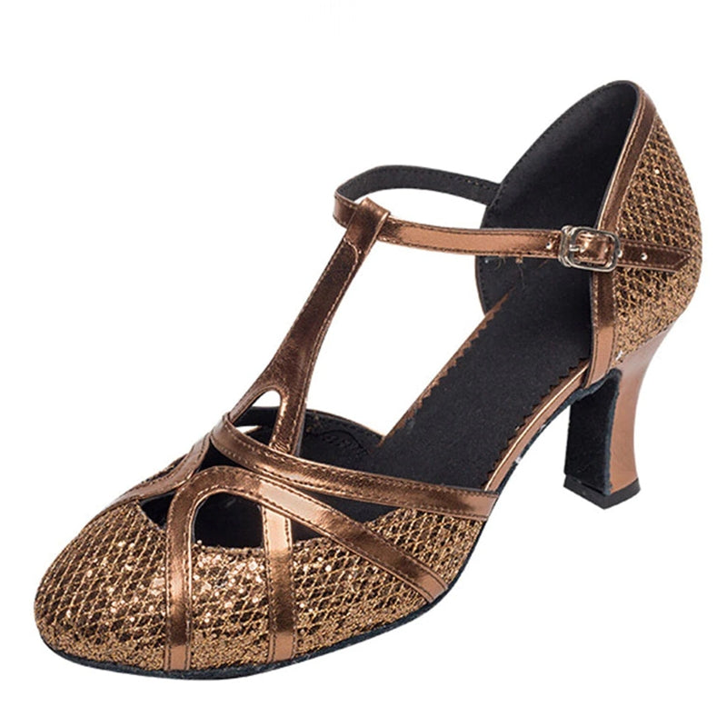 EB | Salsa Tanzschuhe Damen Latein Tanzschuhe 7Cm