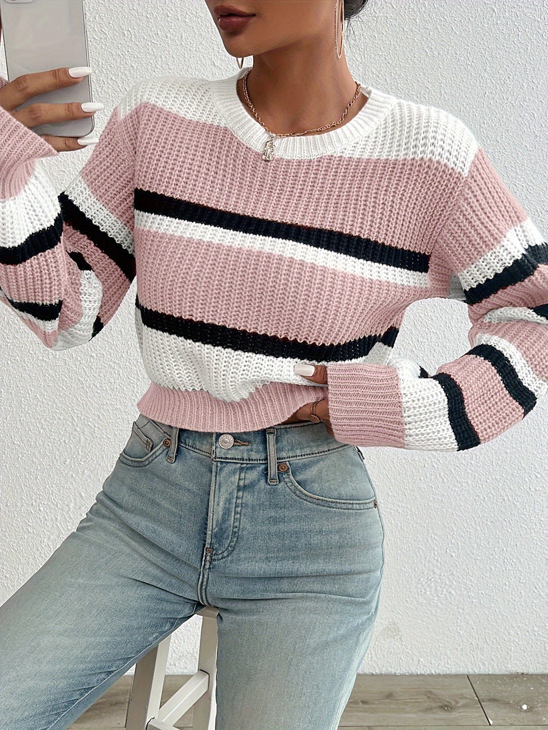 EB | Bequemer und Stilvoller Strickpullover