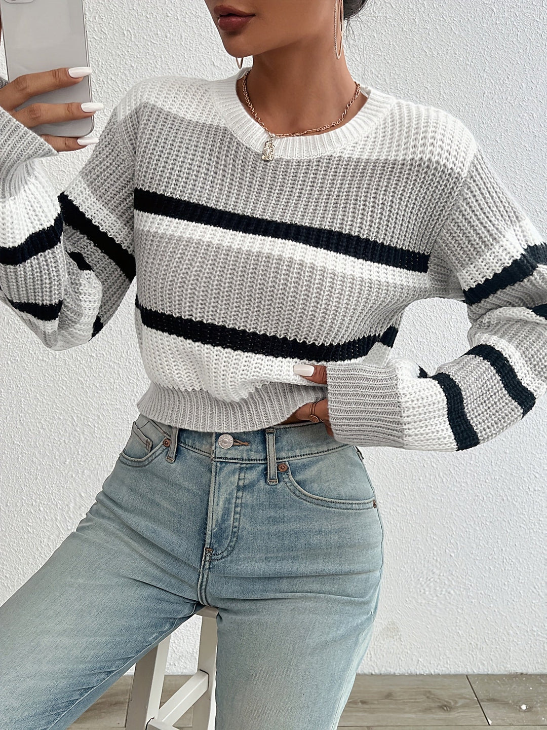 EB | Bequemer und Stilvoller Strickpullover