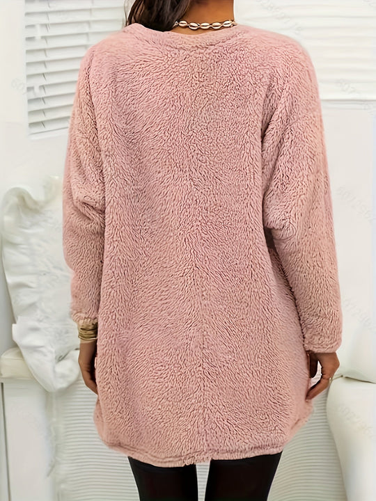 EB | Bequemes Fleece-Sweatshirt mit Druck