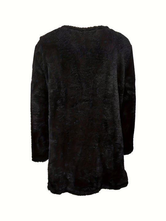 EB | Bequemes Fleece-Sweatshirt mit Druck