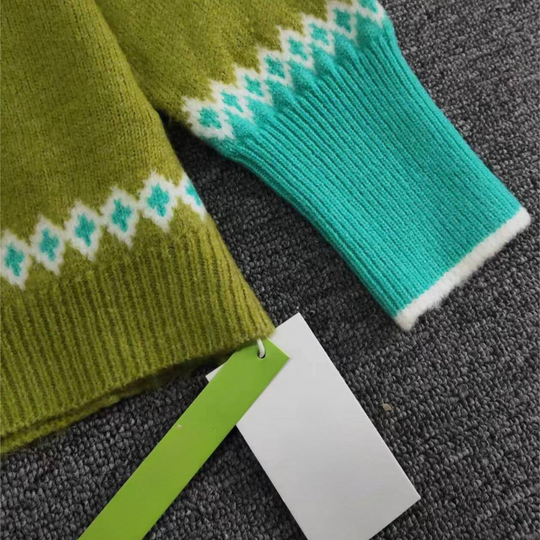 EB | Bequemer Grüner Damenpullover