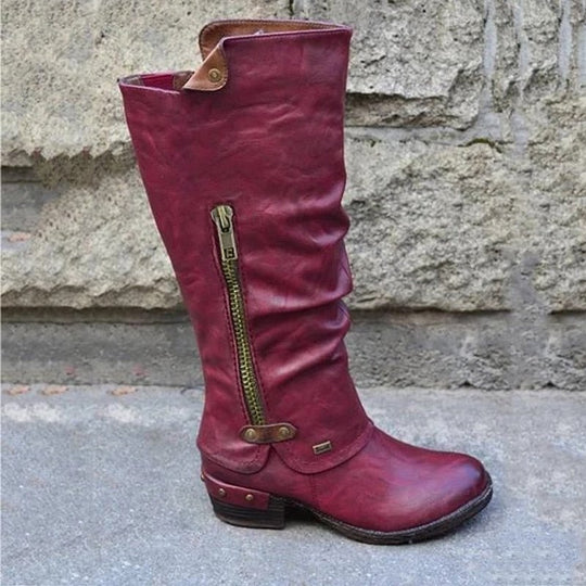 EB | Bequeme hohe Stiefel mit Aufbewahrungstasche