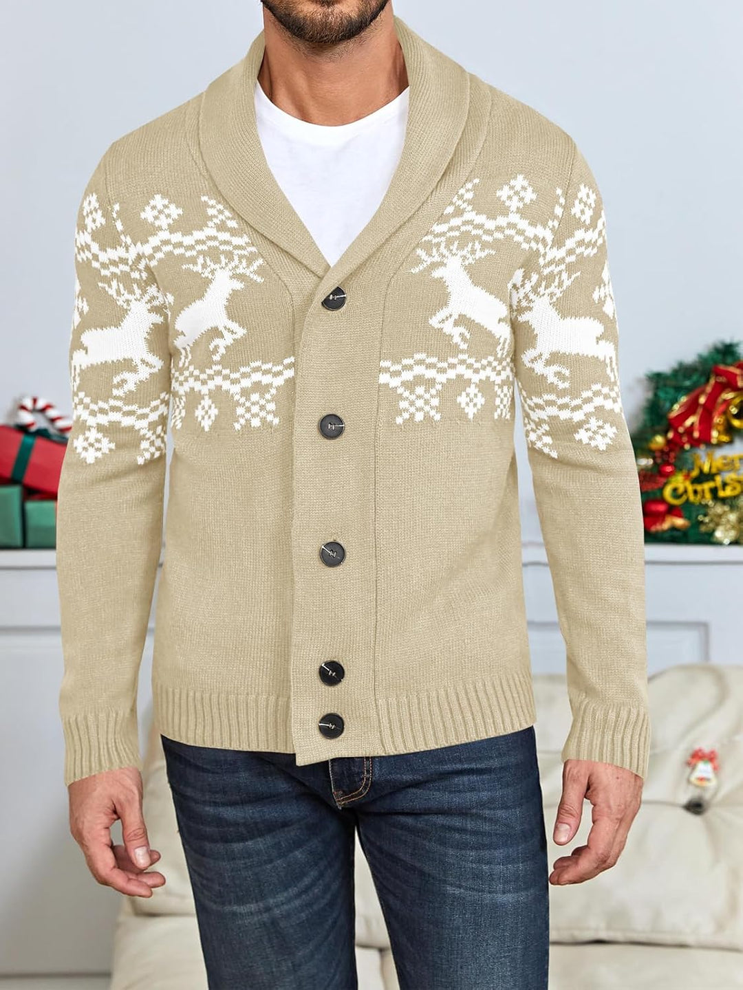 EB | Bequeme Strickjacke für Herren