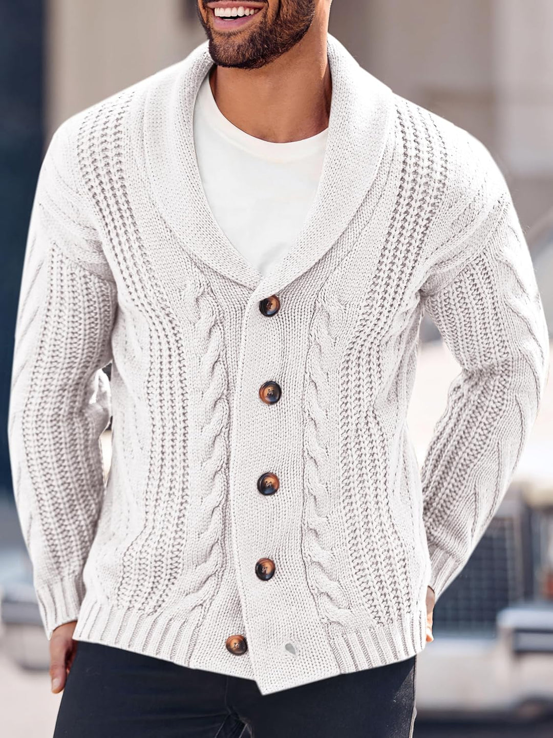 EB | Bequeme Strickjacke für Herren