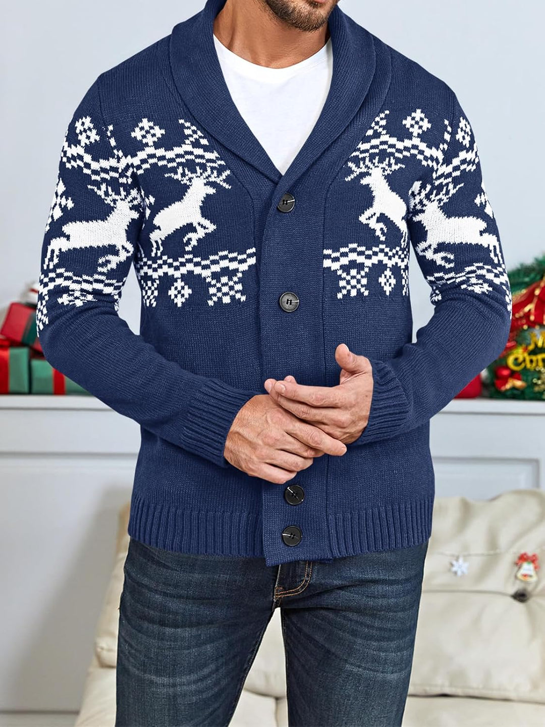 EB | Bequeme Strickjacke für Herren