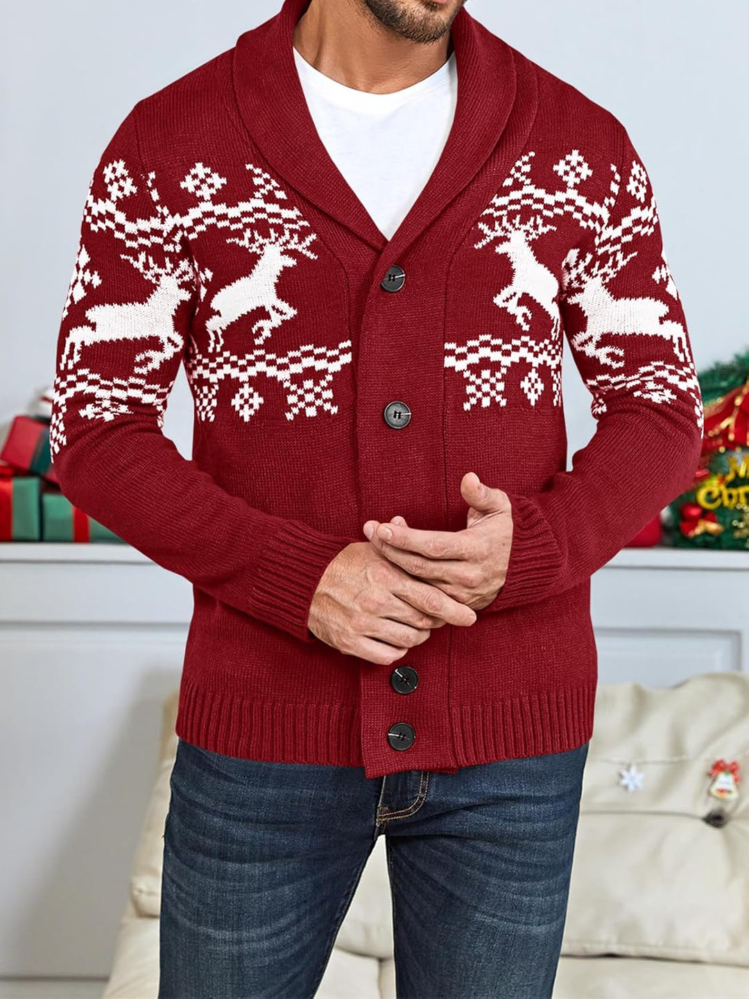 EB | Bequeme Strickjacke für Herren