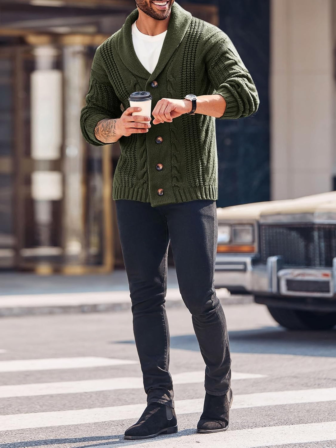 EB | Bequeme Strickjacke für Herren