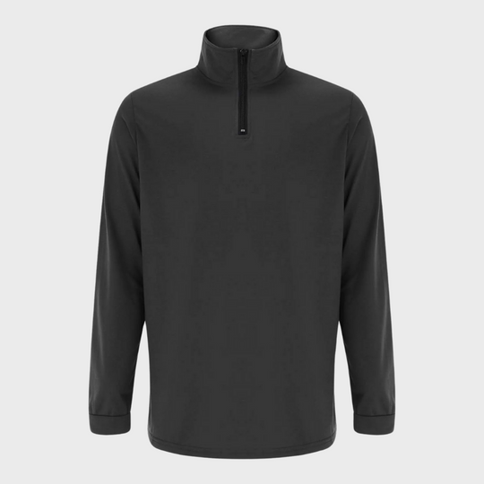 EB | Bequemer Herren-Reißverschluss-Pullover mit niedrigem Kragen