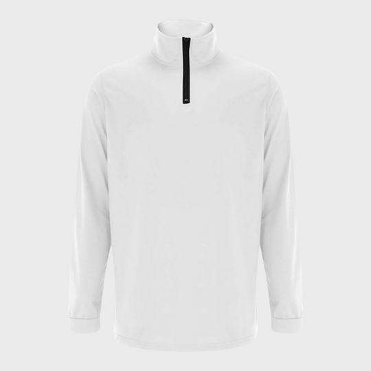 EB | Bequemer Herren-Reißverschluss-Pullover mit niedrigem Kragen