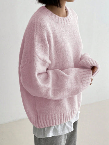 EB | Bequemer Pinker Damenpullover