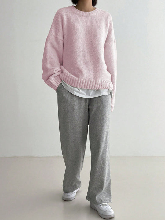 EB | Bequemer Pinker Damenpullover