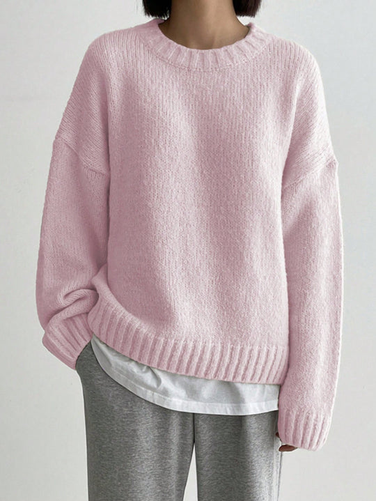 EB | Bequemer Pinker Damenpullover